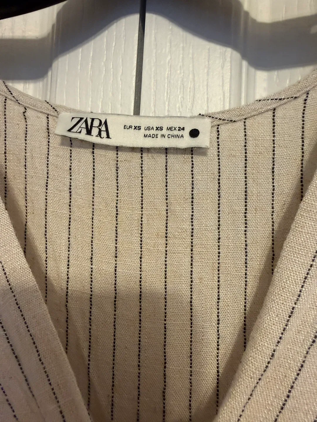 ZARA Striped Jumpsuit - XS