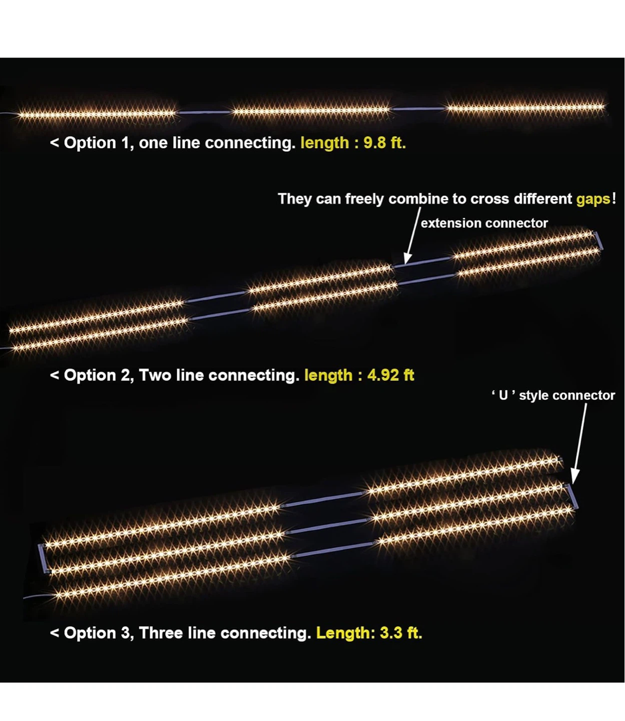 Under Cabinet LED Lighting Kit - 6 Strips, Remote Control S6 - photo 2