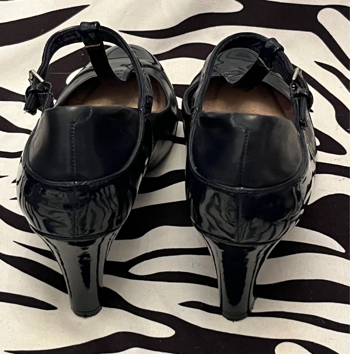🤍 Giani Bernini Mary Jane Vineza Round Toe Leather Pumps 🤍 - photo 5