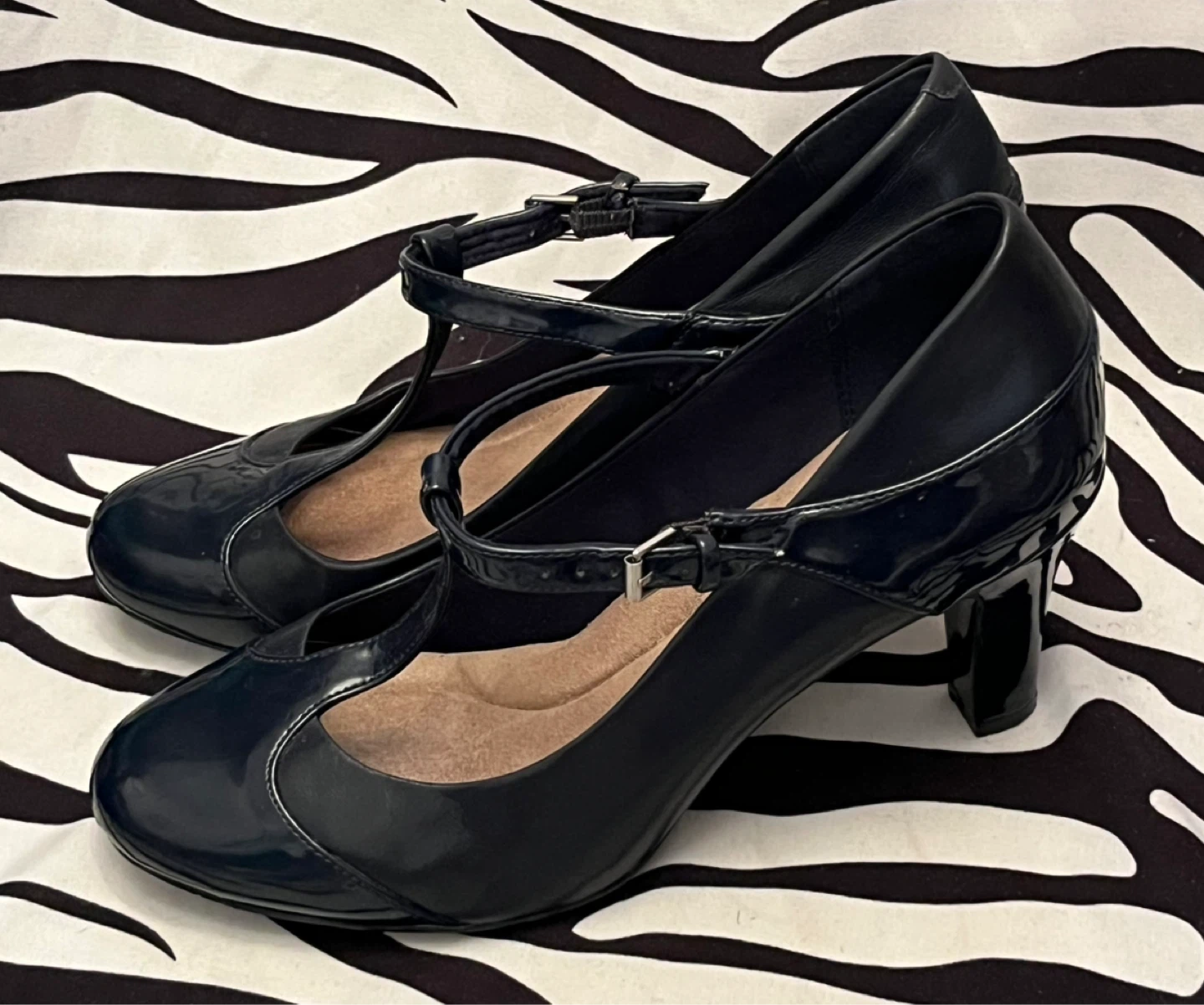 🤍 Giani Bernini Mary Jane Vineza Round Toe Leather Pumps 🤍 - photo 4