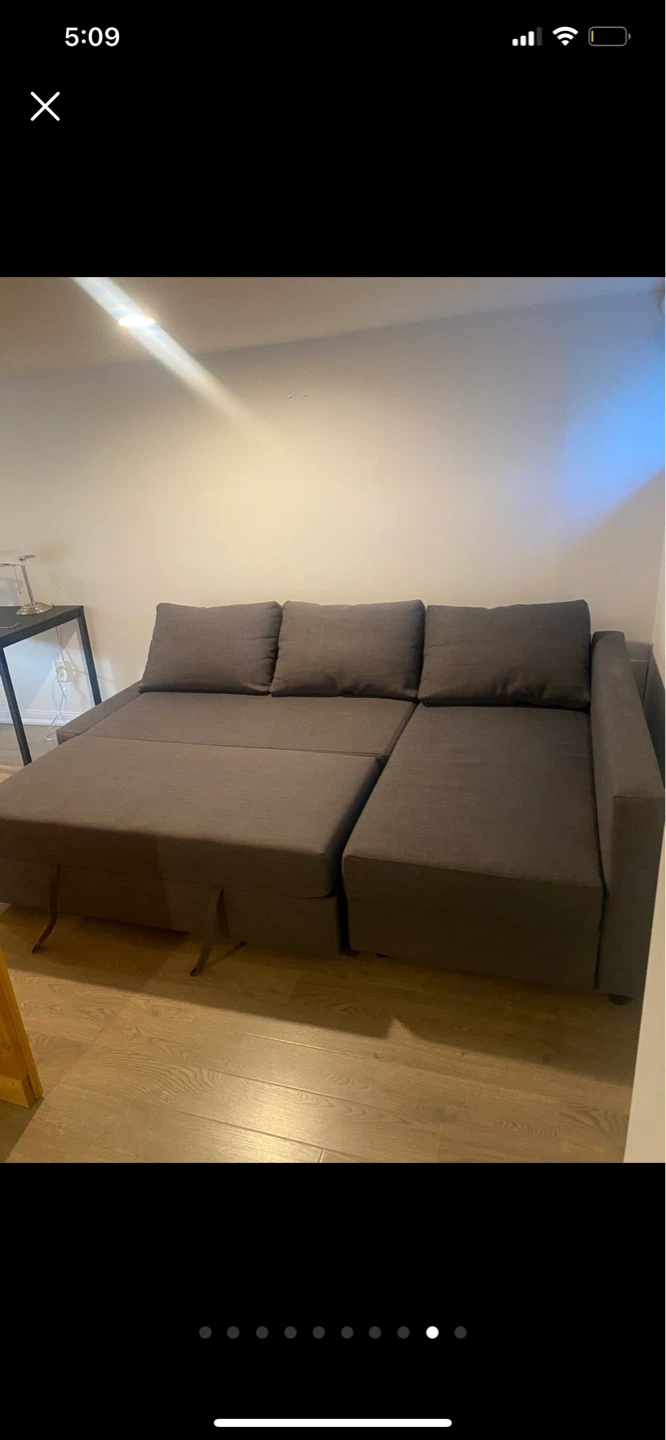 (Free Delivery) IKEA Friheten Sectional Sofa Bed Couch - photo 2
