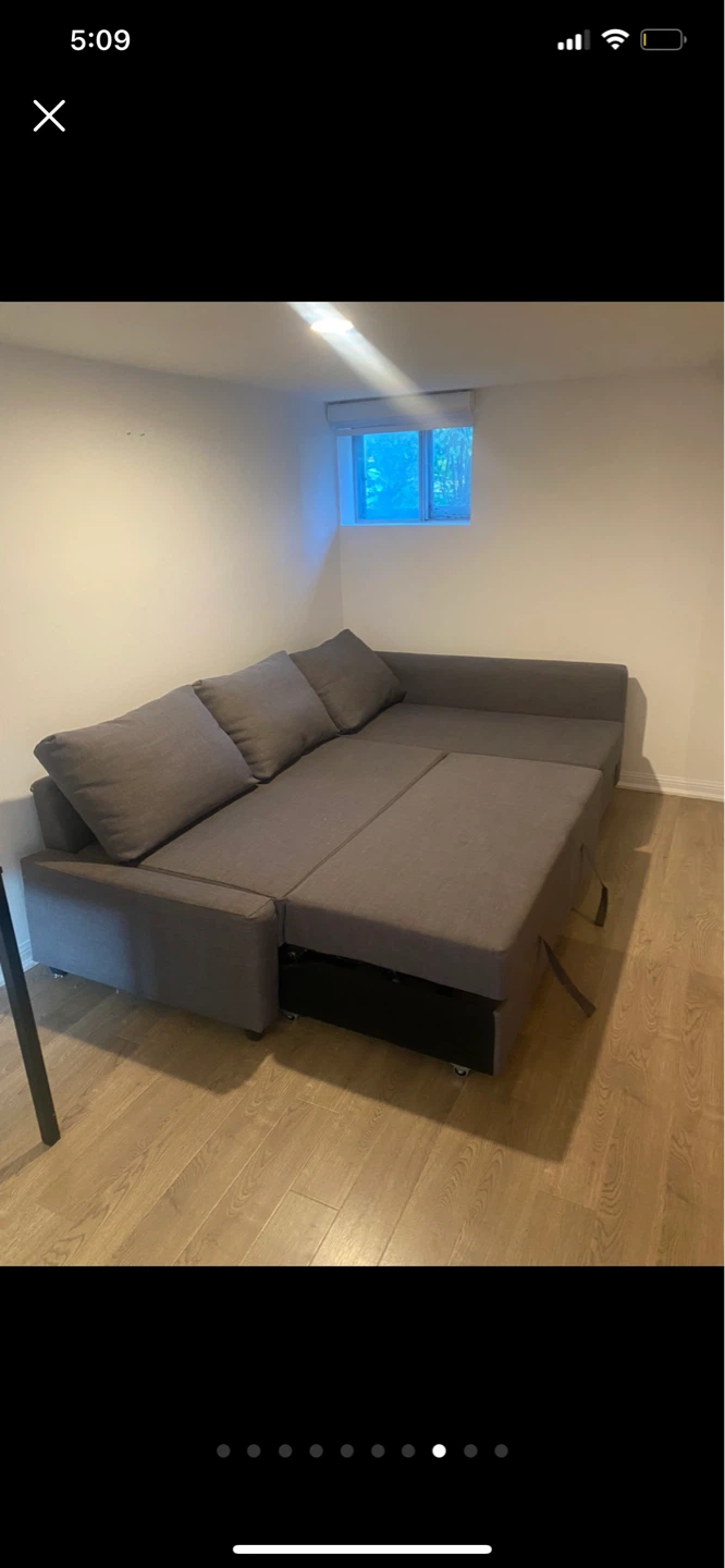 (Free Delivery) IKEA Friheten Sectional Sofa Bed Couch - photo 3