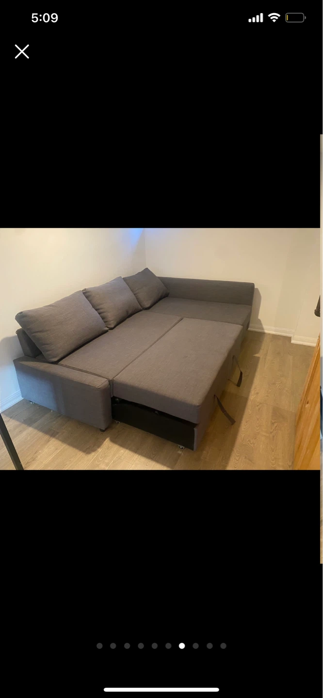 (Free Delivery) IKEA Friheten Sectional Sofa Bed Couch - photo 4