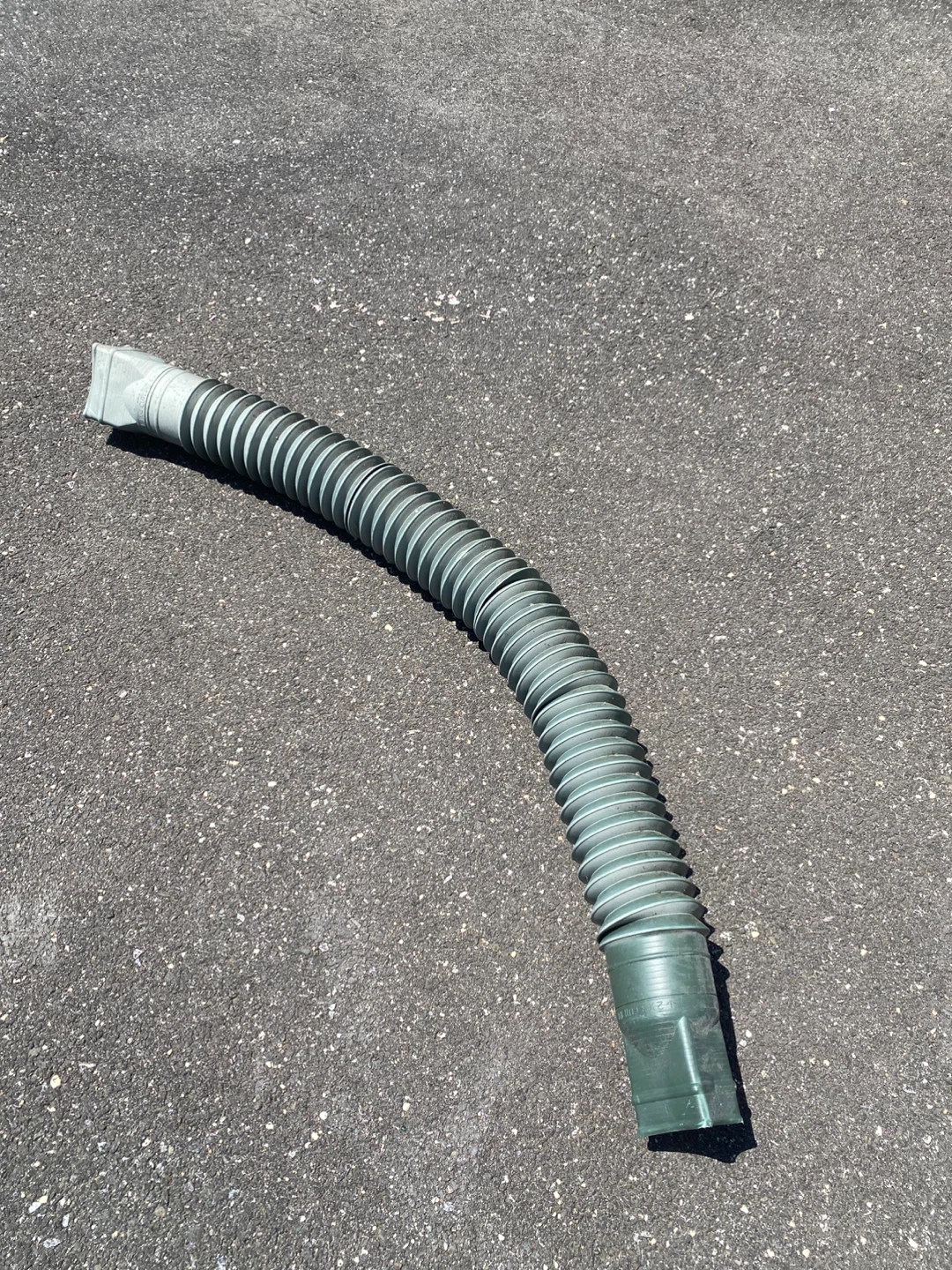 Green Corrugated Hose Extension