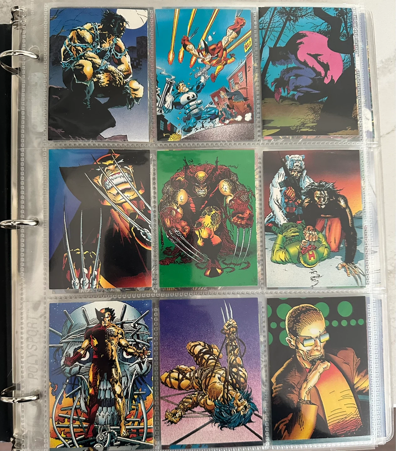 1992 Wolverine “From Then ‘Til Now” Series 2 Trading Card Set.