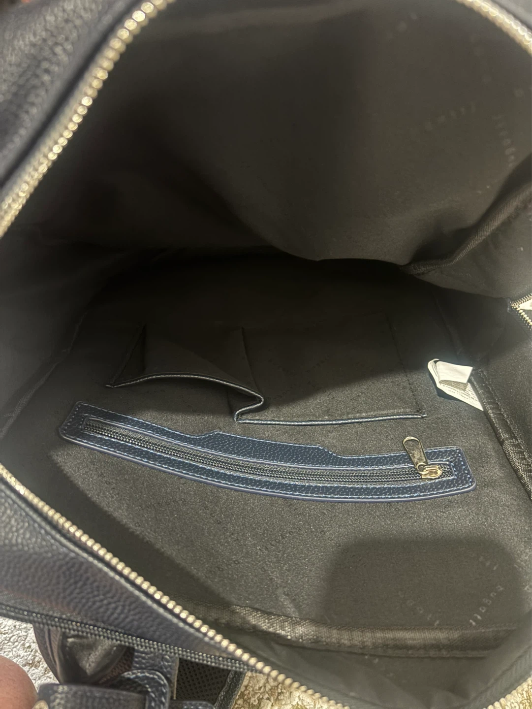 Bugatti Blue Faux Leather Backpack - photo 4