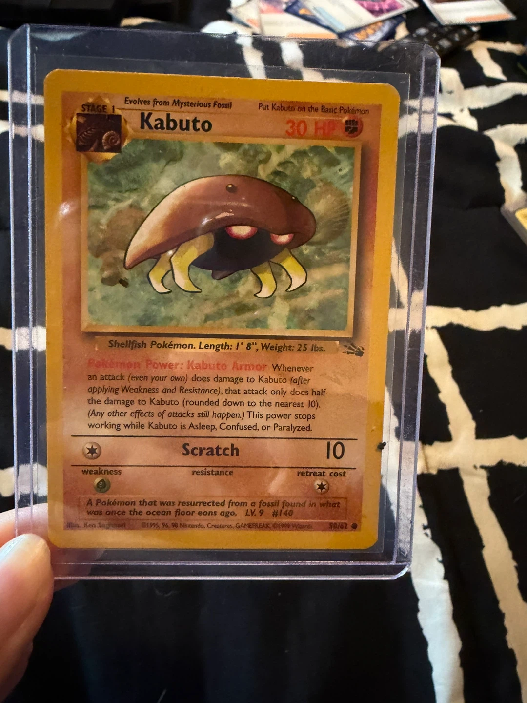 Pokemon Kabuto Base Set Card 50/62