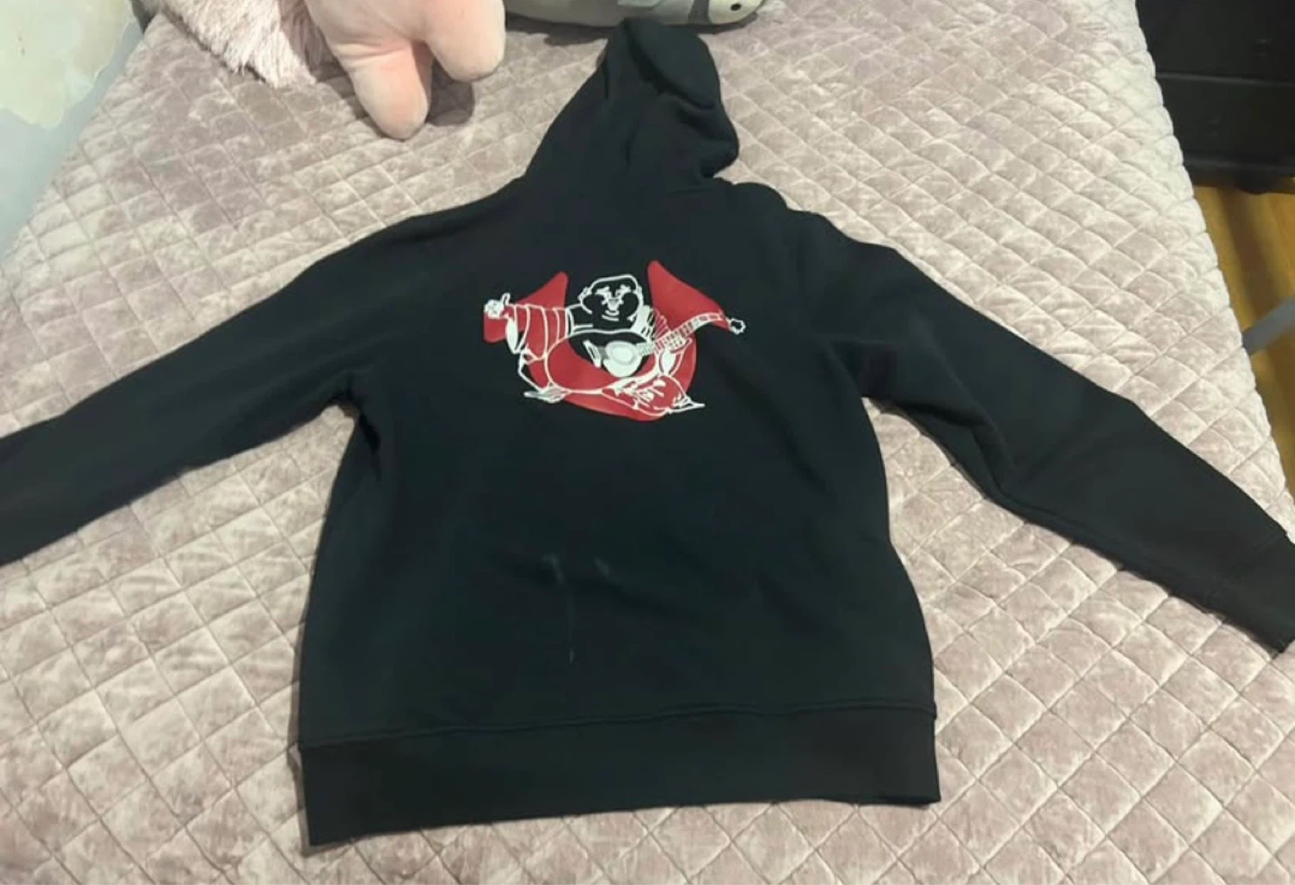 True Religion Black Zip Up Hoodie XL/TG - photo 2