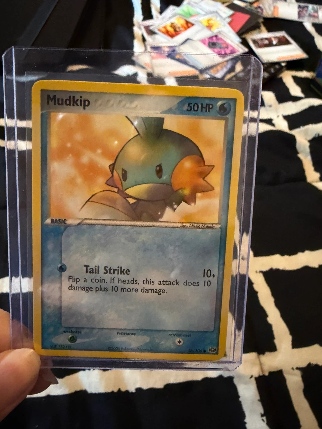 Pokemon Mudkip Trading Card