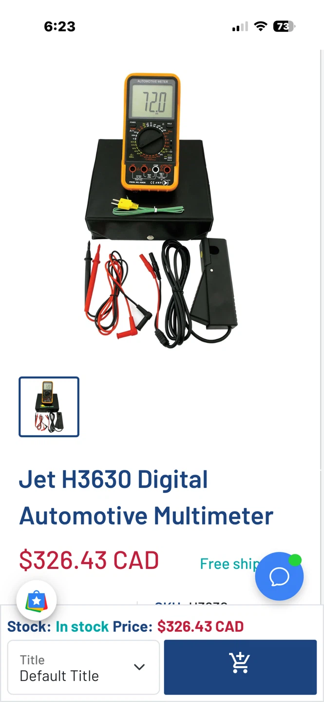 Jet H3630 Digital Automotive Multimeter