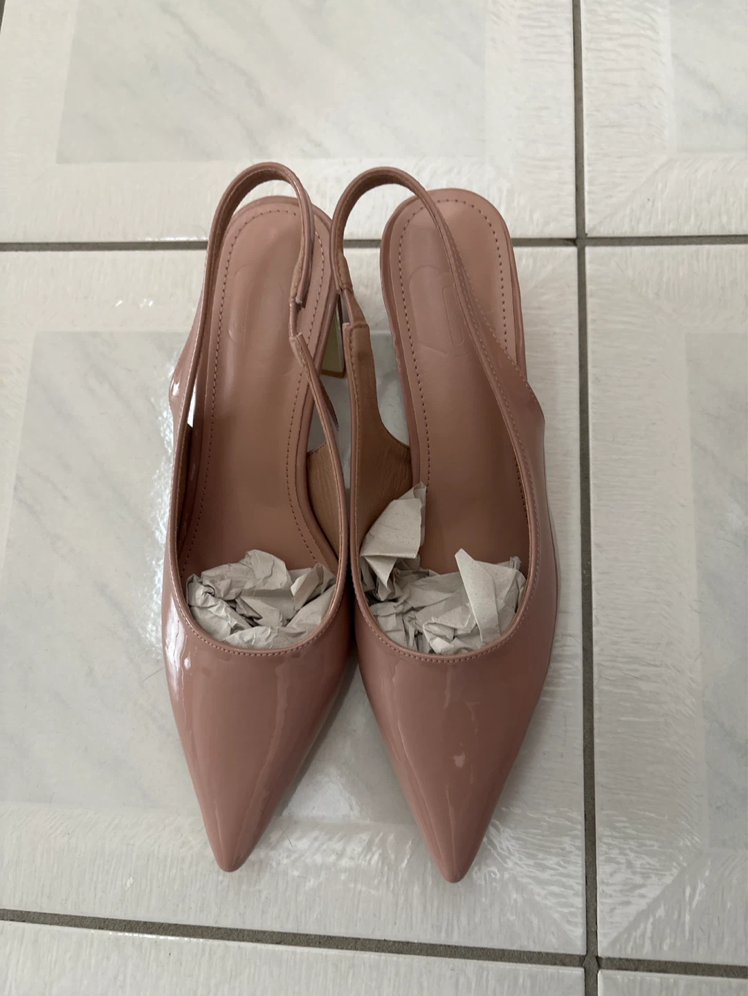 Women's Slingback Block Heels Size 38