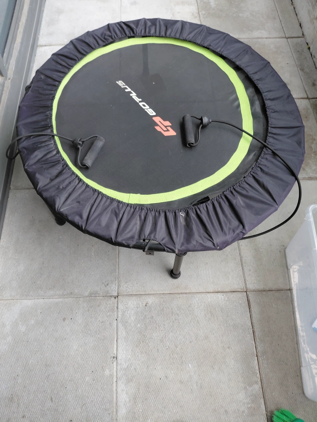 GO PLUS Rebounder Fitness Trampoline with Resistance Bands