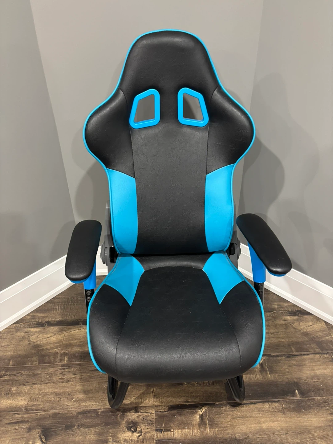 Gaming Chair - Black and Blue - photo 3