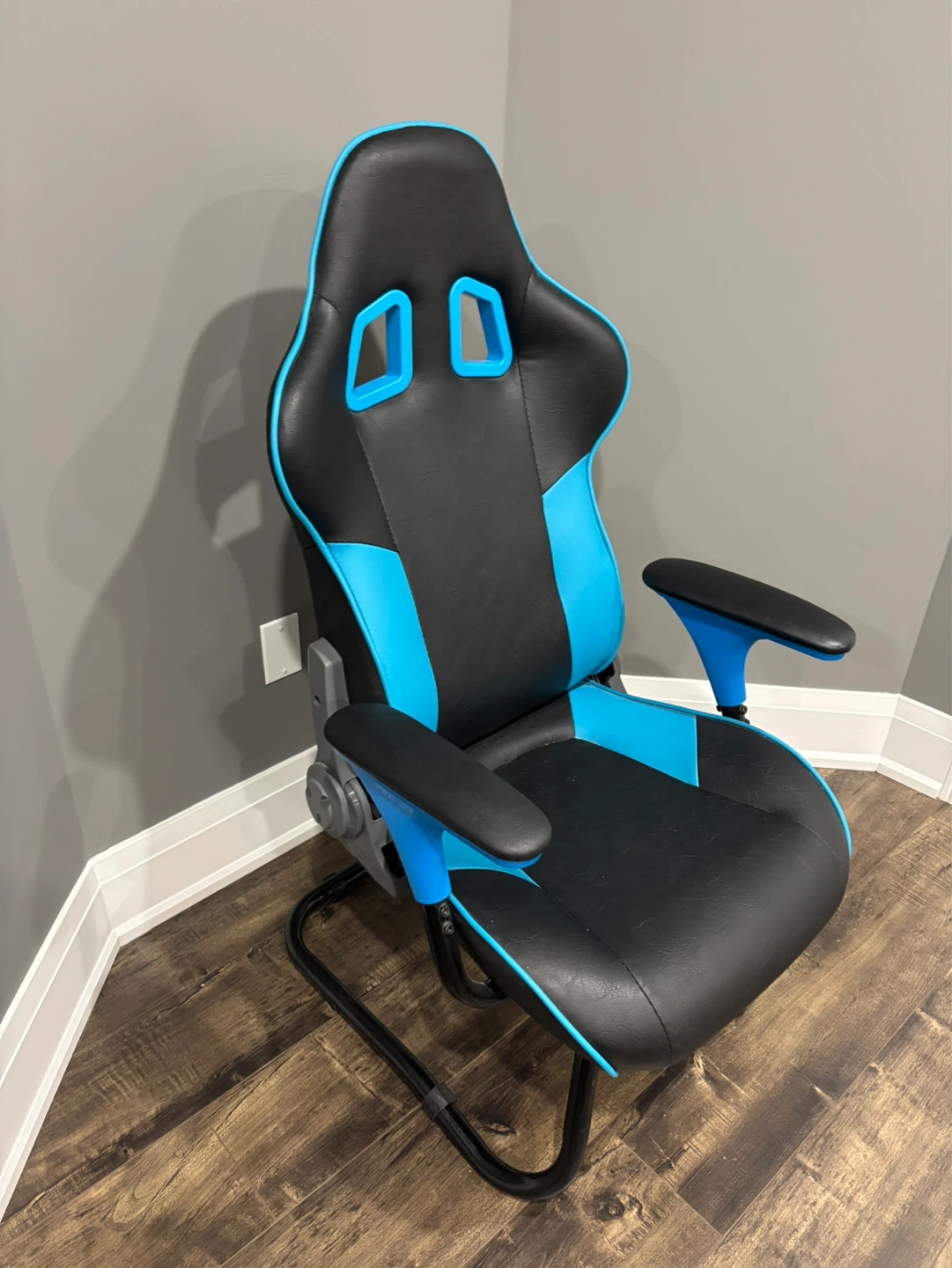 Gaming Chair - Black and Blue - photo 2