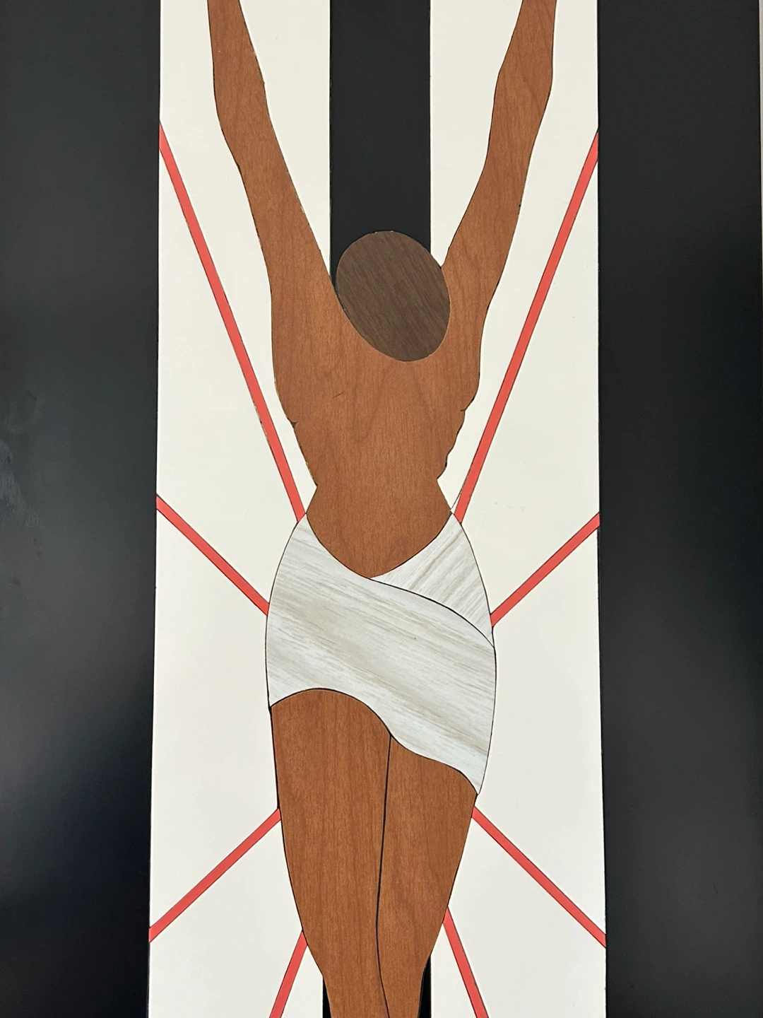 Vintage Mid Century Modern Crucifix Wall Art by Sheldrake - photo 5