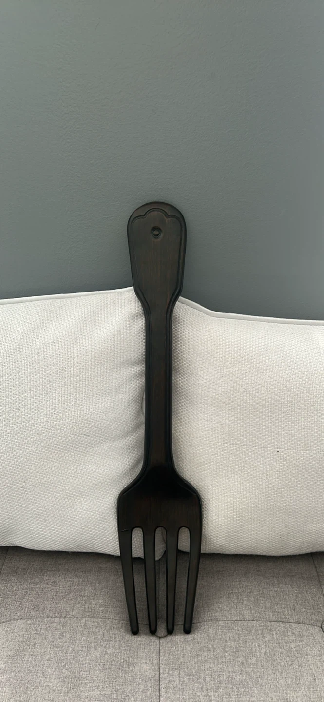 Large Decorative Fork Wall Art