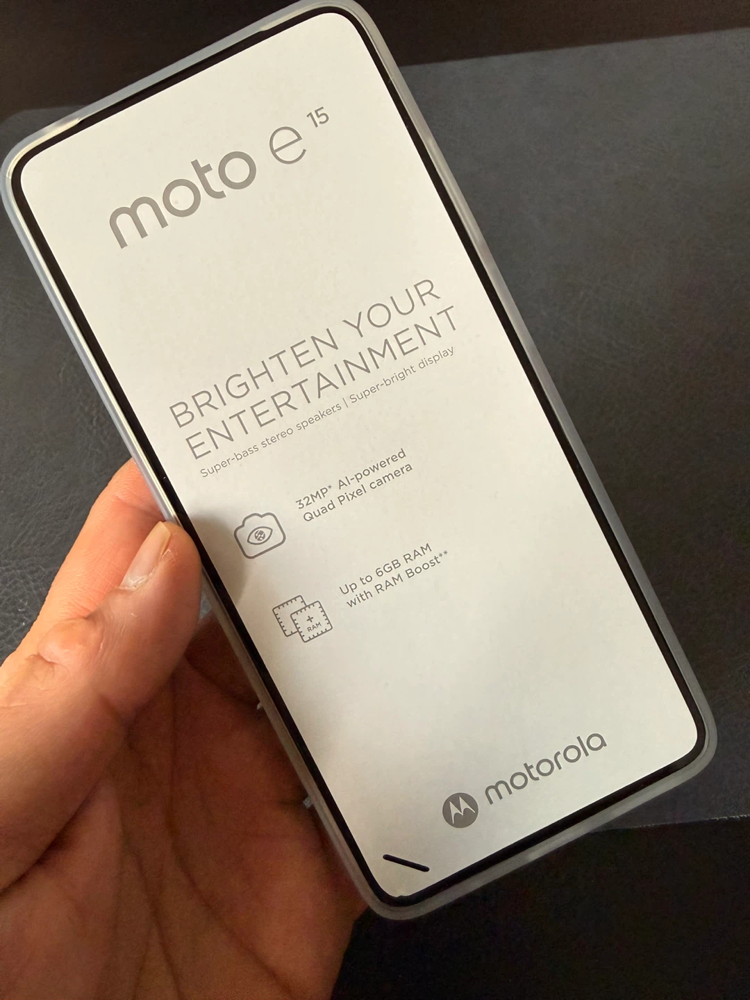 Motorola Moto E15 Smartphone - Purple