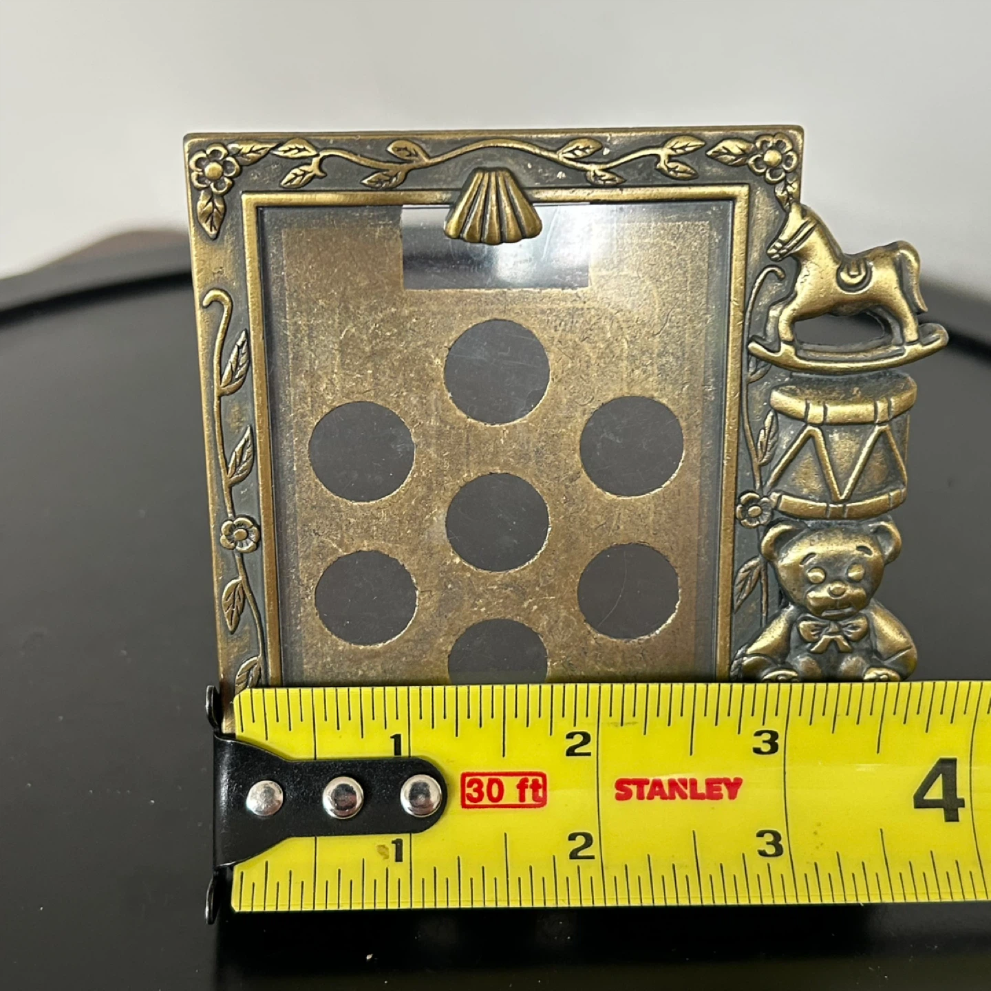 Set of 2 Vintage Sears Portrait Studio Metal Baby Frames - photo 5