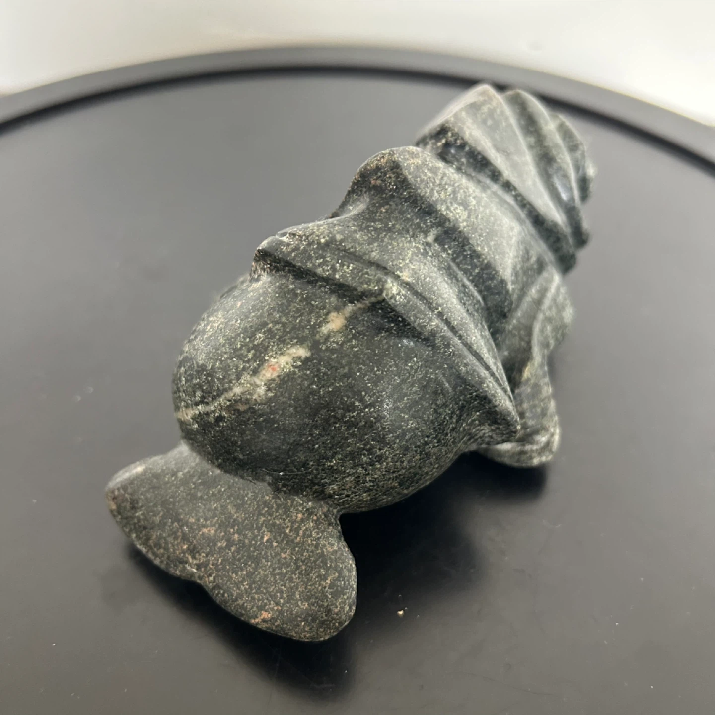 Vintage Inuit Soapstone Spirit Transformation Carving - photo 3