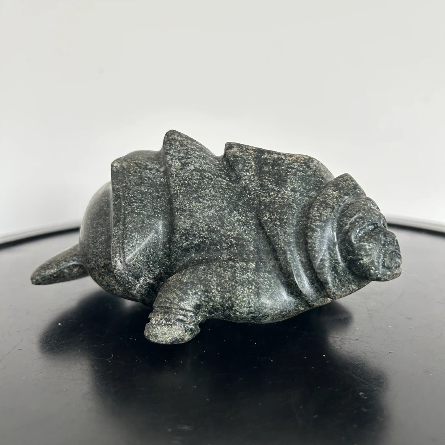 Vintage Inuit Soapstone Spirit Transformation Carving