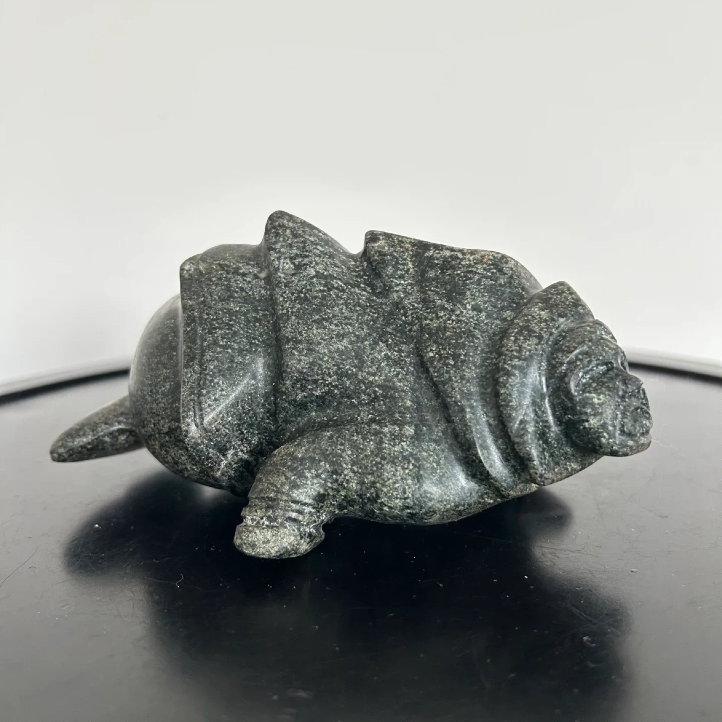 Vintage Inuit Soapstone Spirit Transformation Carving