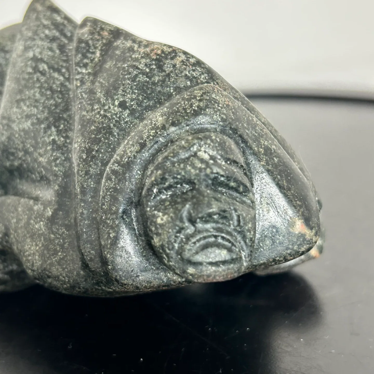 Vintage Inuit Soapstone Spirit Transformation Carving - photo 2