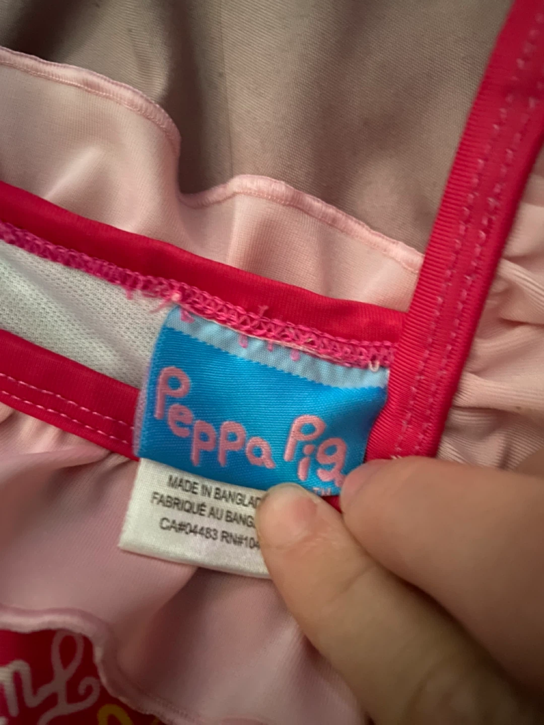 Peppa pig swimsuit - photo 3