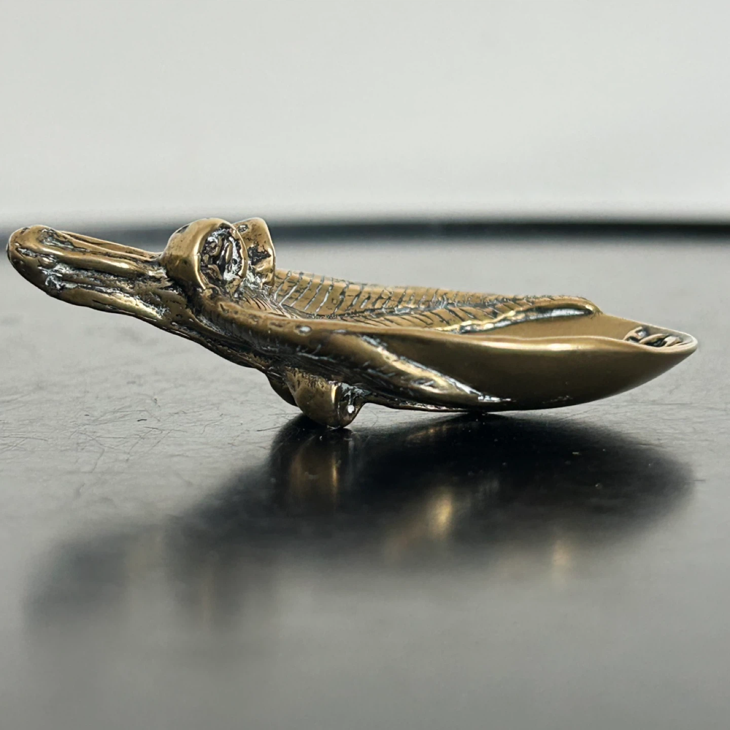 Vintage Brass Tea Bag Caddy / Trinket - photo 5