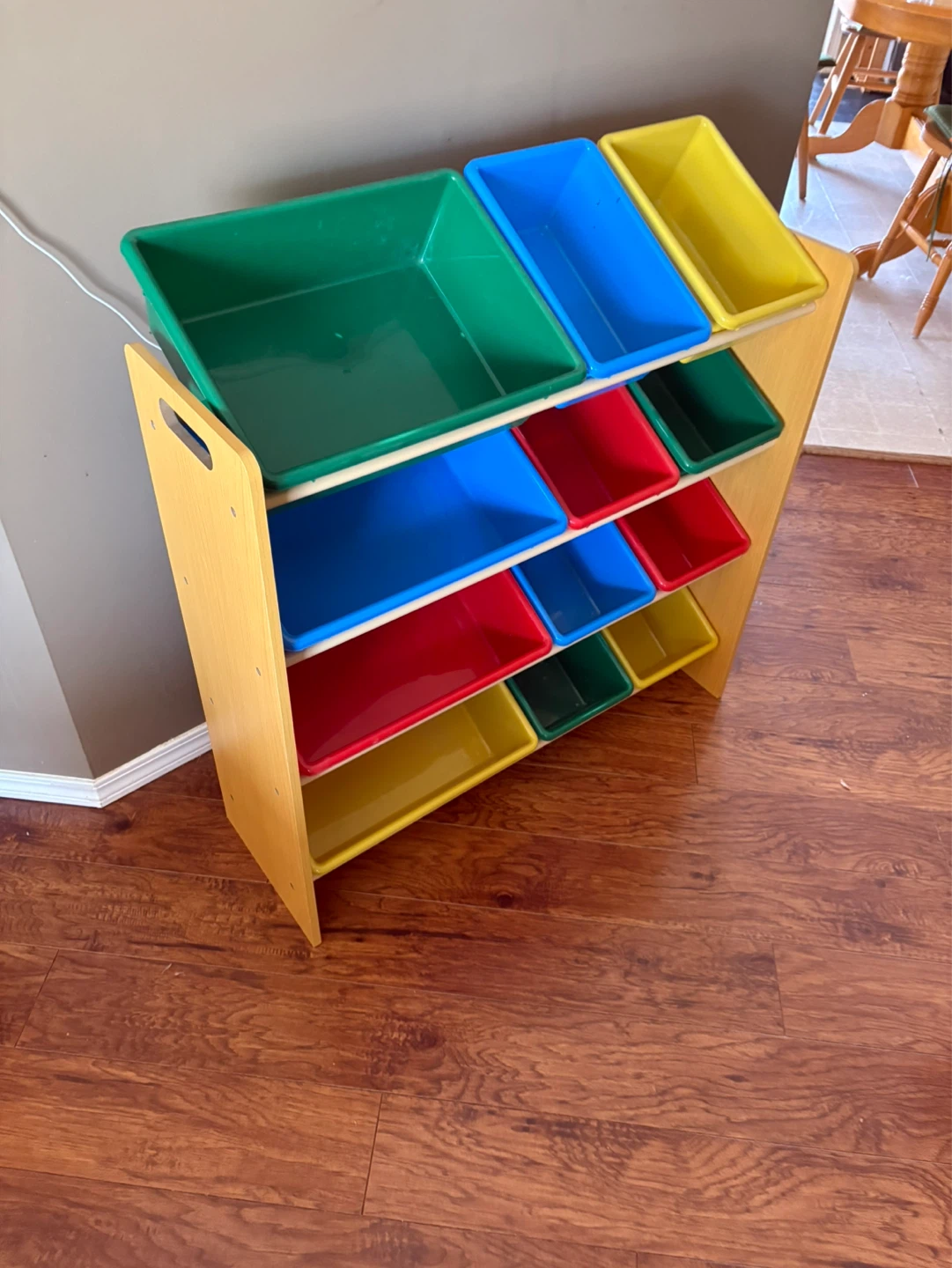 Kids Toy Organizer Shelf with Bins