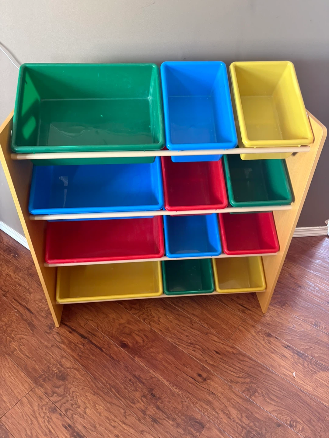 Kids Toy Organizer Shelf with Bins - photo 2