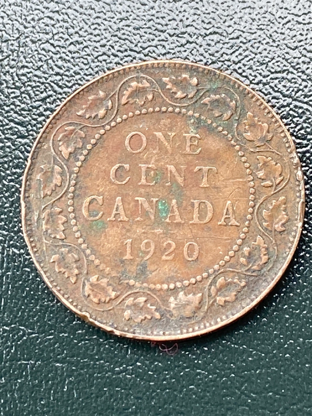 1920 Canada One Cent Coin - King George V - photo 2