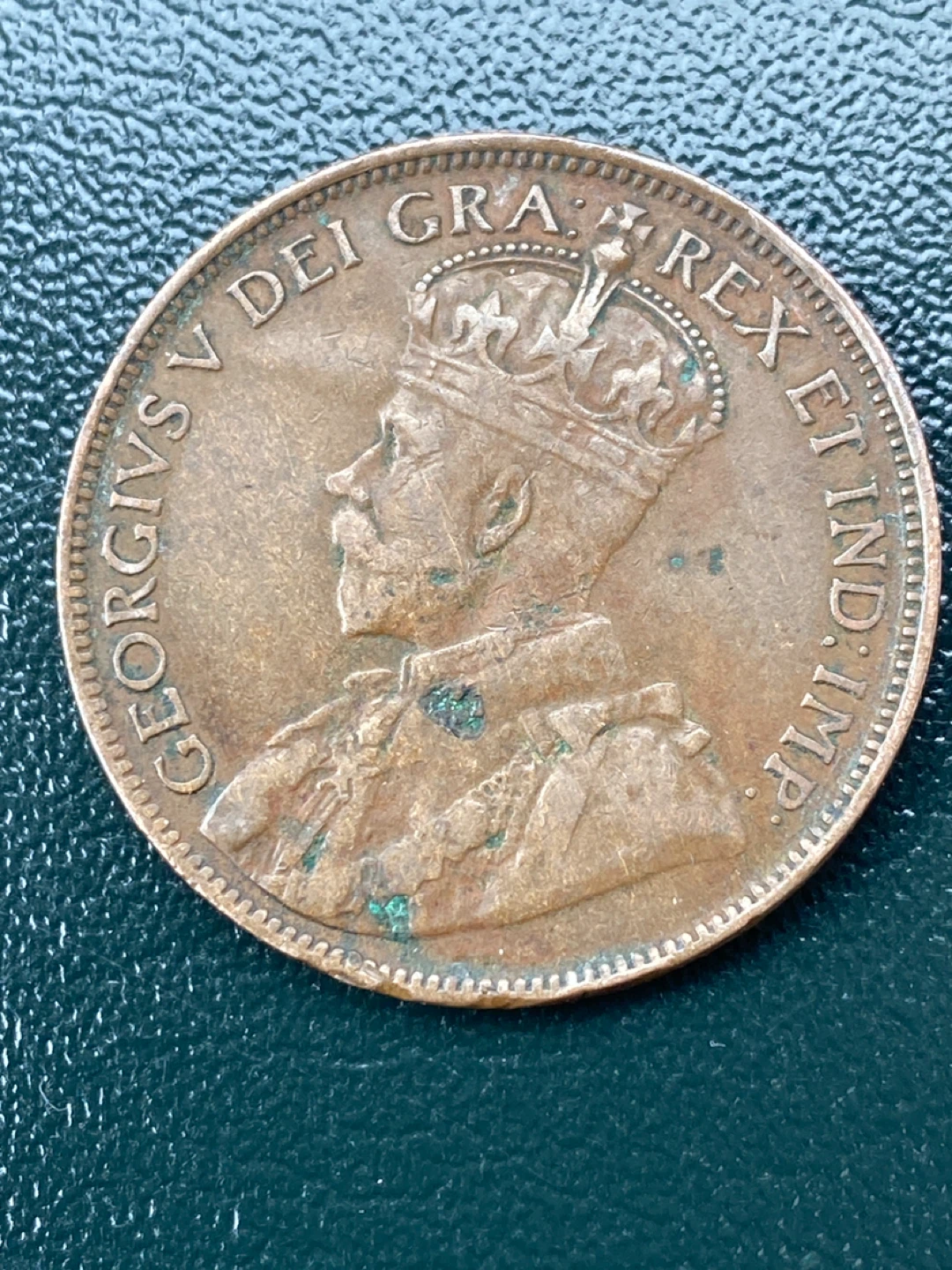 1920 Canada One Cent Coin - King George V