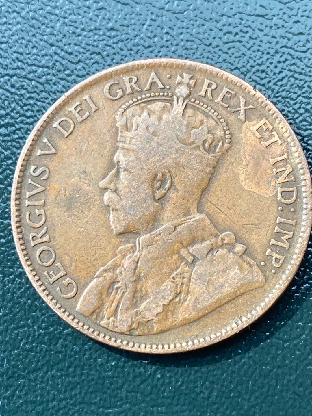 1919 Canada One Cent Coin - photo 2