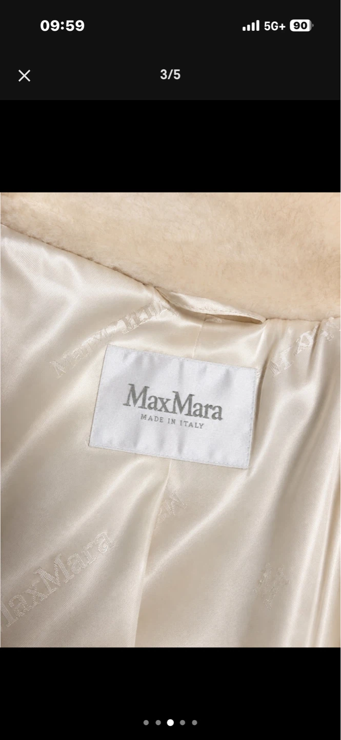 Max Mara Cream Teddy Coat - XS - photo 3