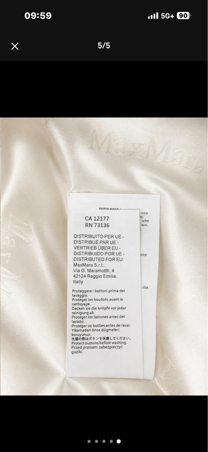 Max Mara Cream Teddy Coat - XS - photo 5