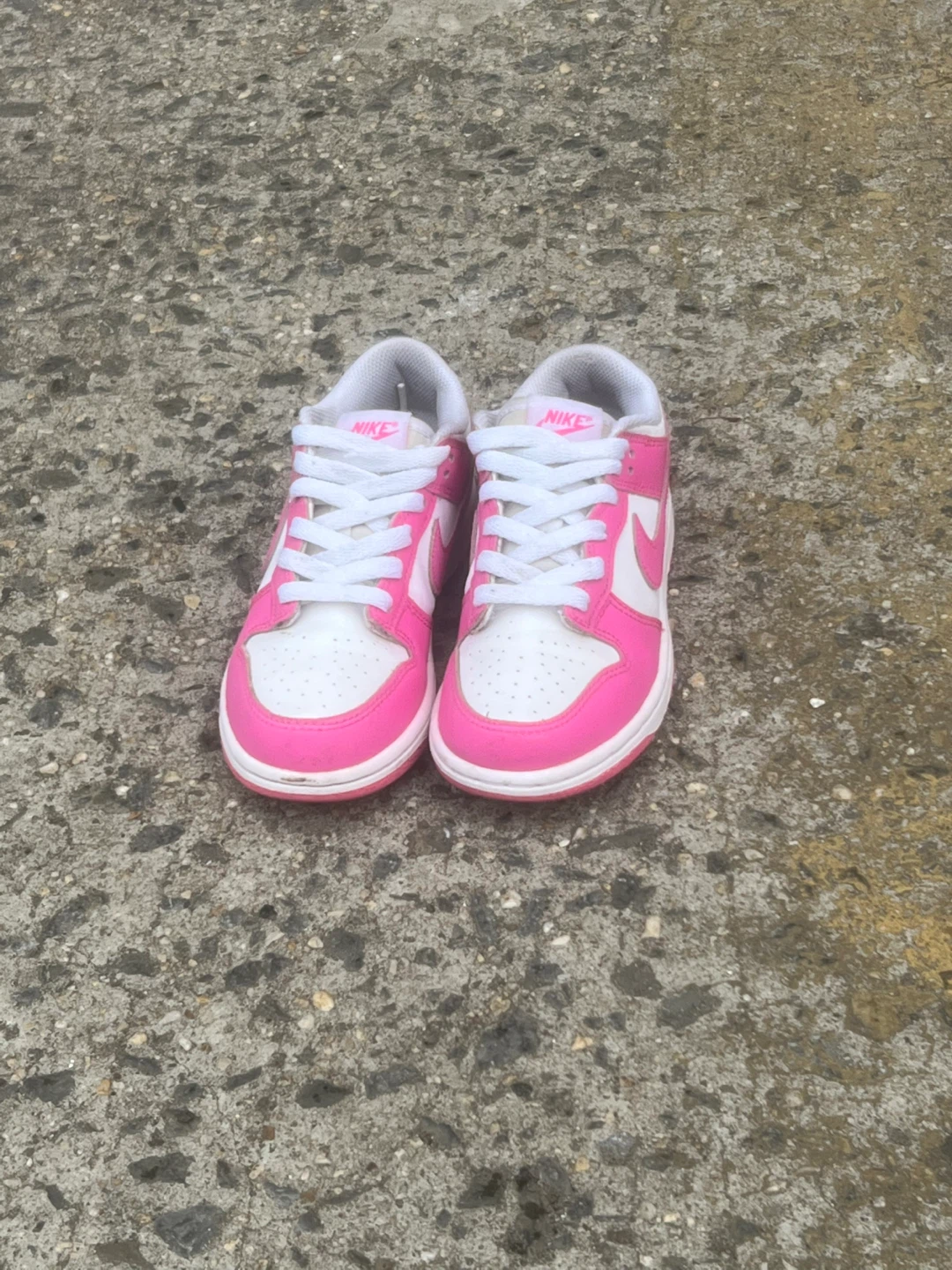 Nike Dunk Low Pink White Toddler Shoes