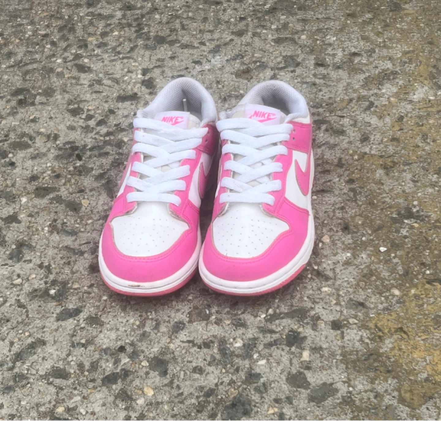 Nike Dunk Low Pink White Toddler Shoes - photo 2