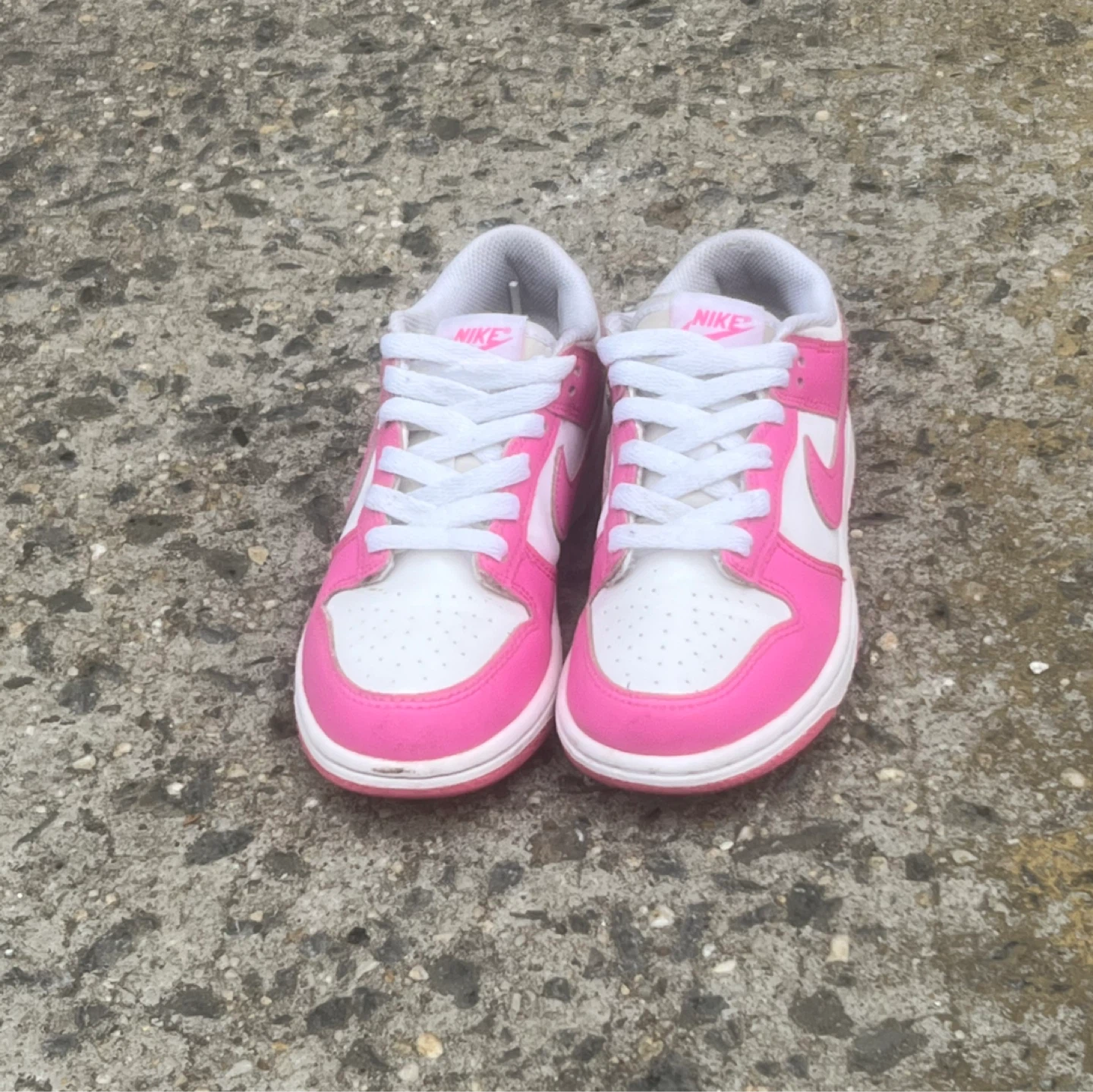 Nike Dunk Low Pink White Toddler Shoes - photo 3