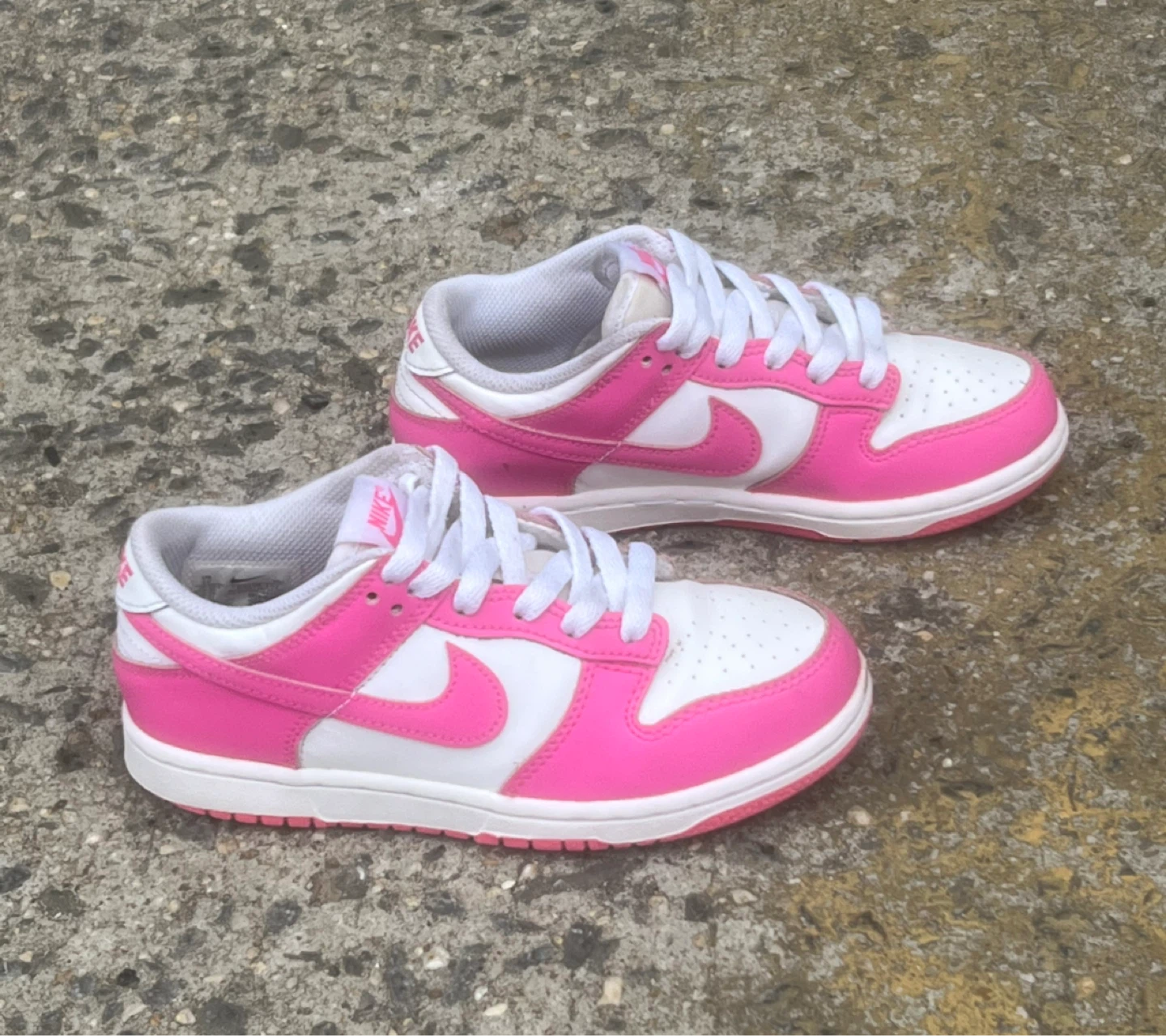 Nike Dunk Low Pink White Toddler Shoes - photo 4
