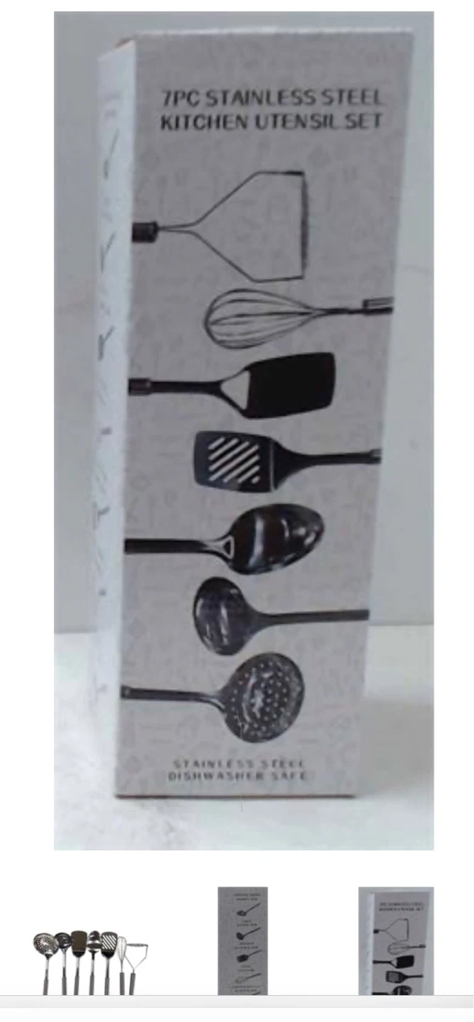 7 Piece Stainless Steel Kitchen Utensil Set - photo 2