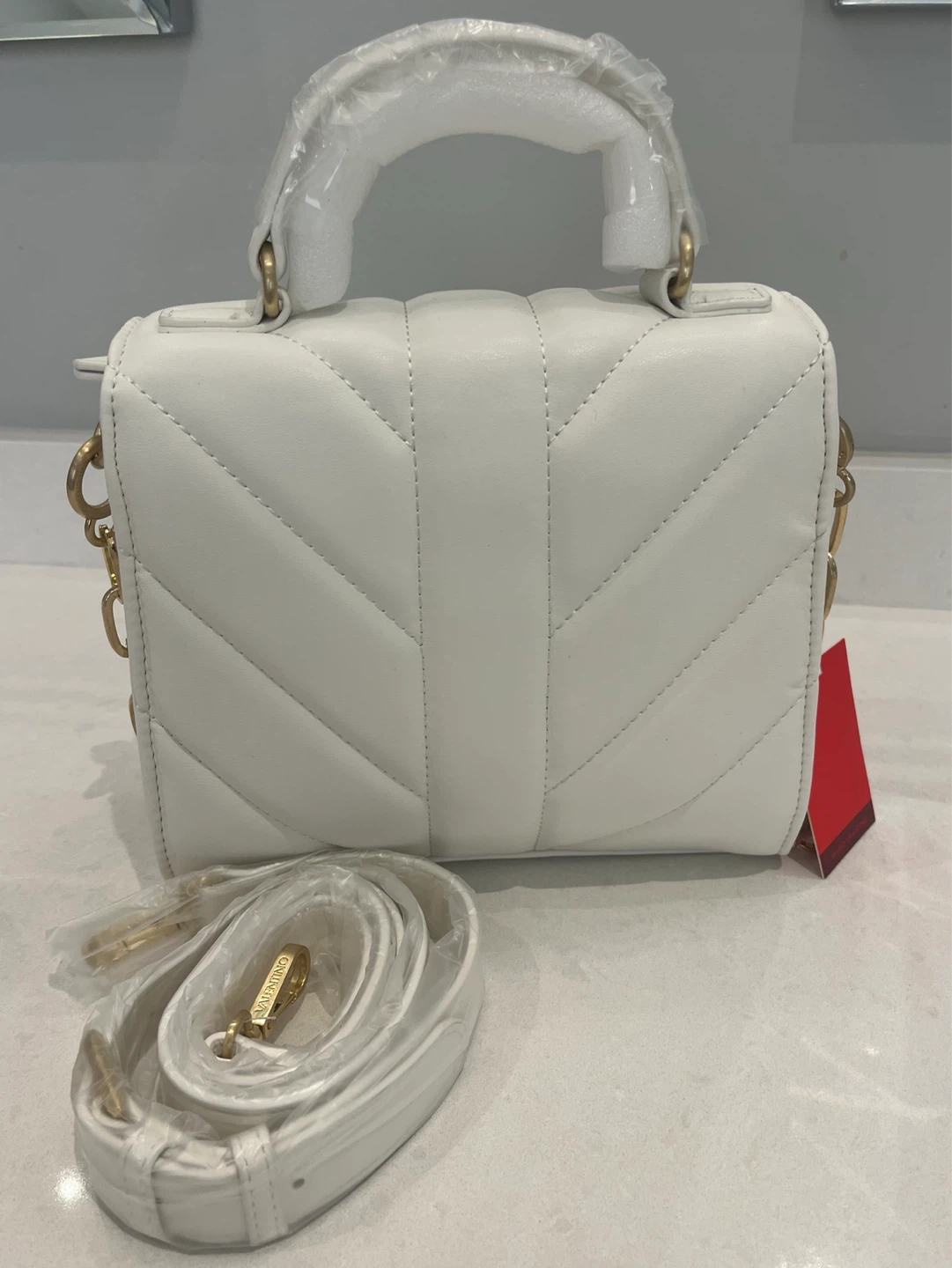Mario Valentino White Quilted Crossbody Bag - photo 4