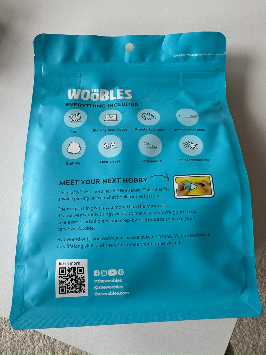 The Woobles - Crochet Kit -  Tiger - photo 2