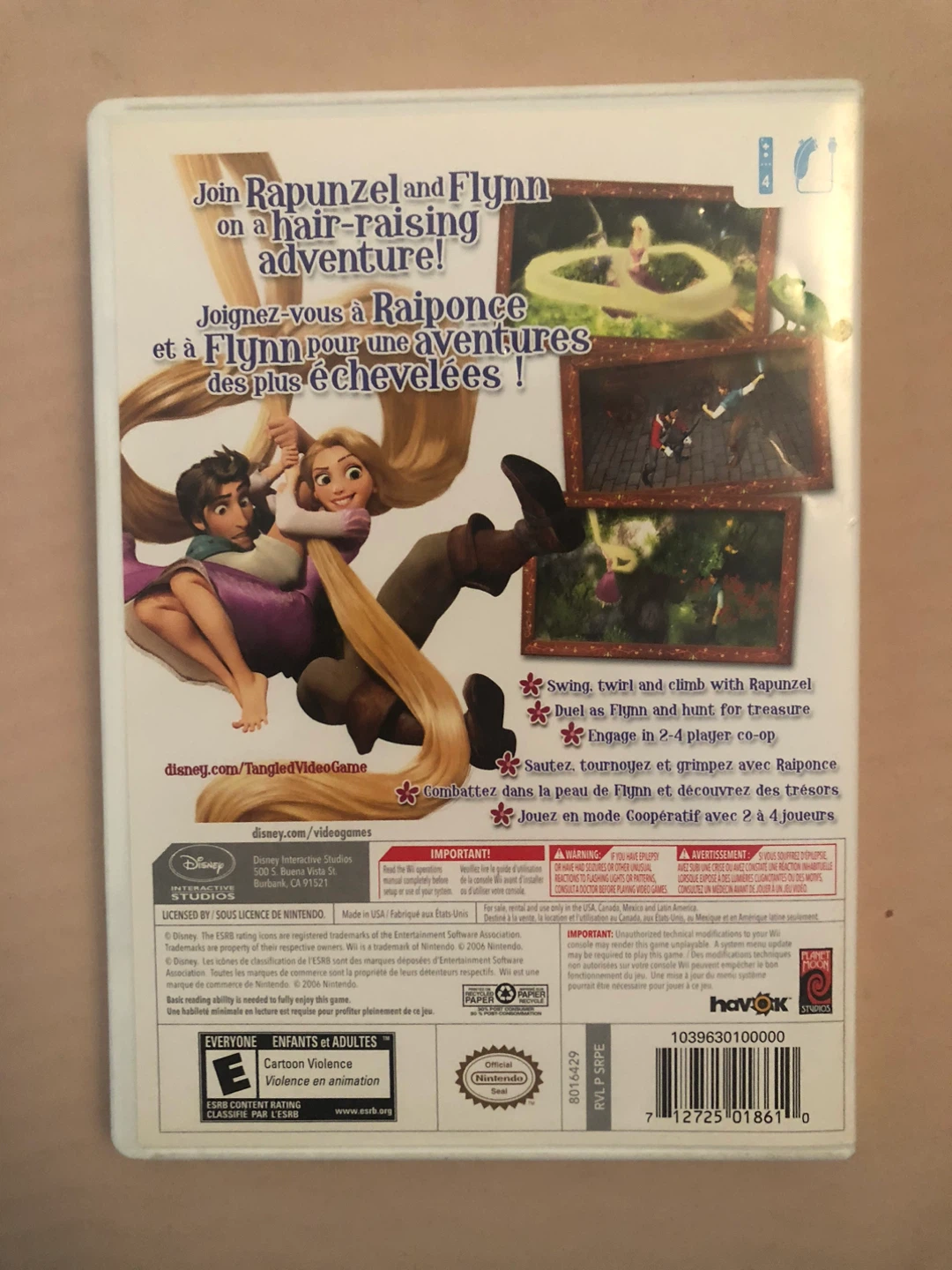 Disney Tangled Nintendo Wii Video Game - photo 3