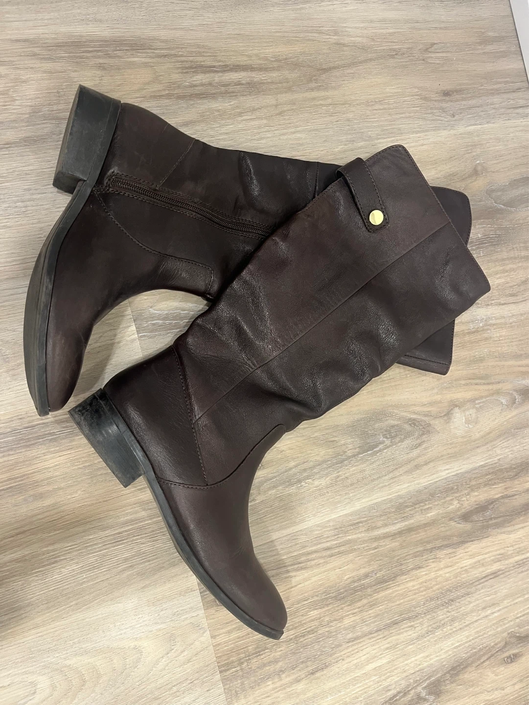 Brown Leather Tall Boots - photo 4