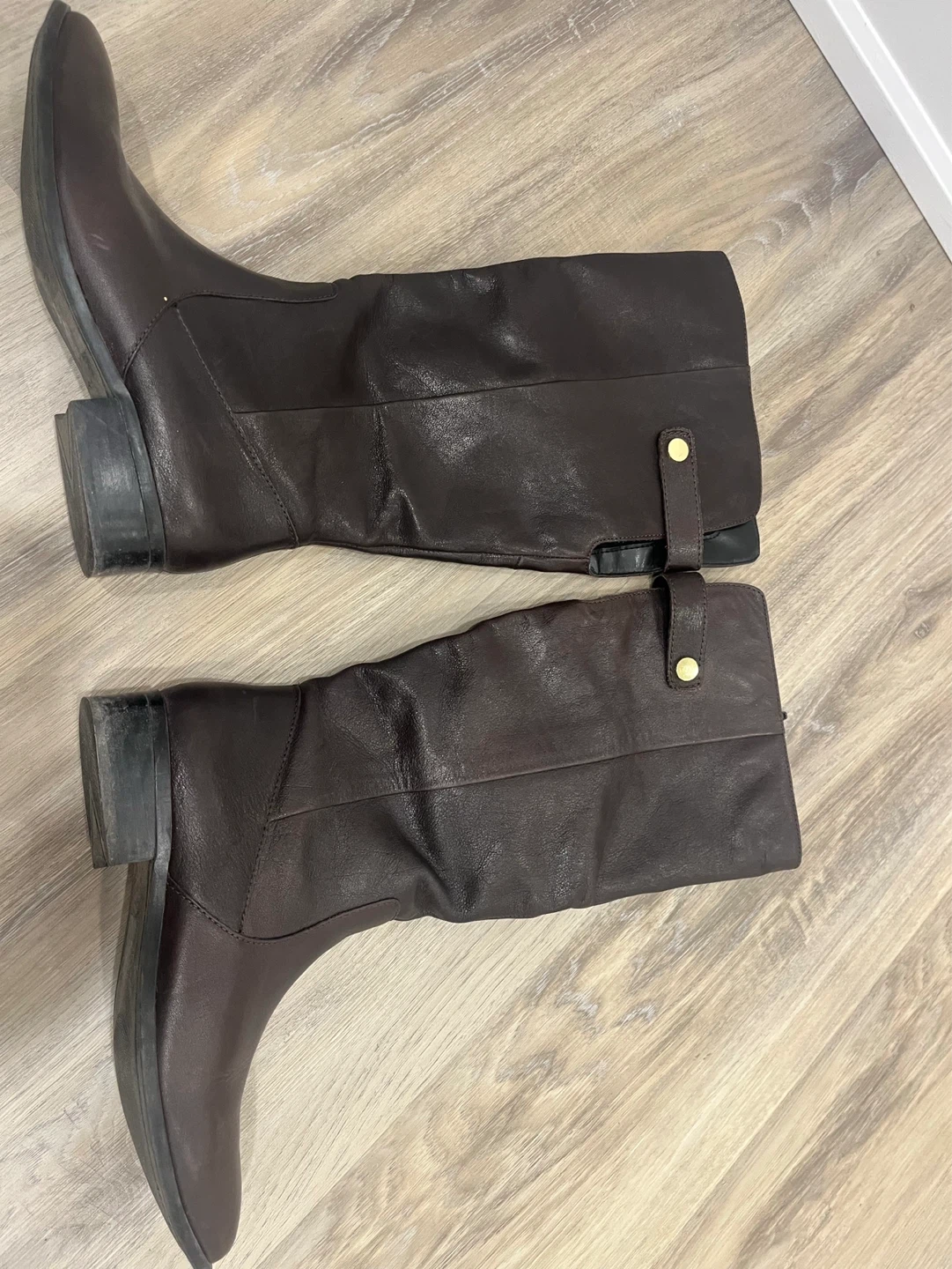 Brown Leather Tall Boots - photo 2