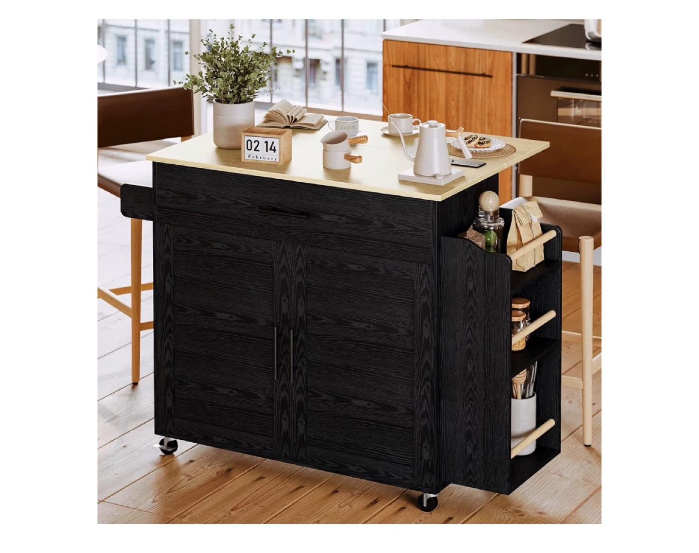 BRAND NEW -  Kitchen Island Cart (open box)