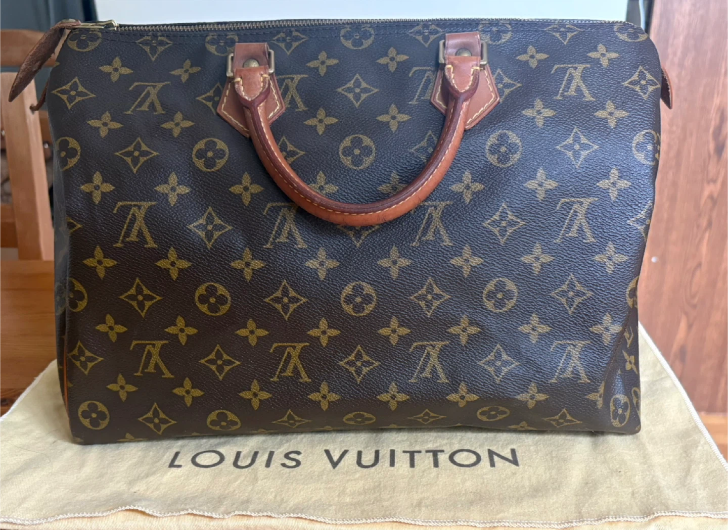 💯 Authentic Louis Vuitton Monogram Speedy 35 - photo 2
