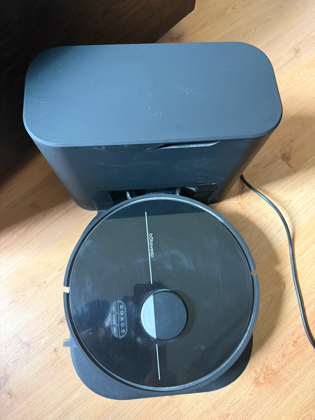 bObsweep Dustin WiFi Connected Robot Vacuum & Mop - Night Black - photo 2