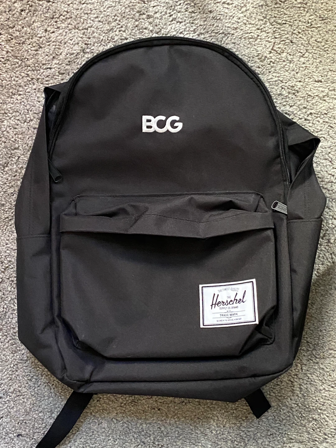 Black Herschel Backpack