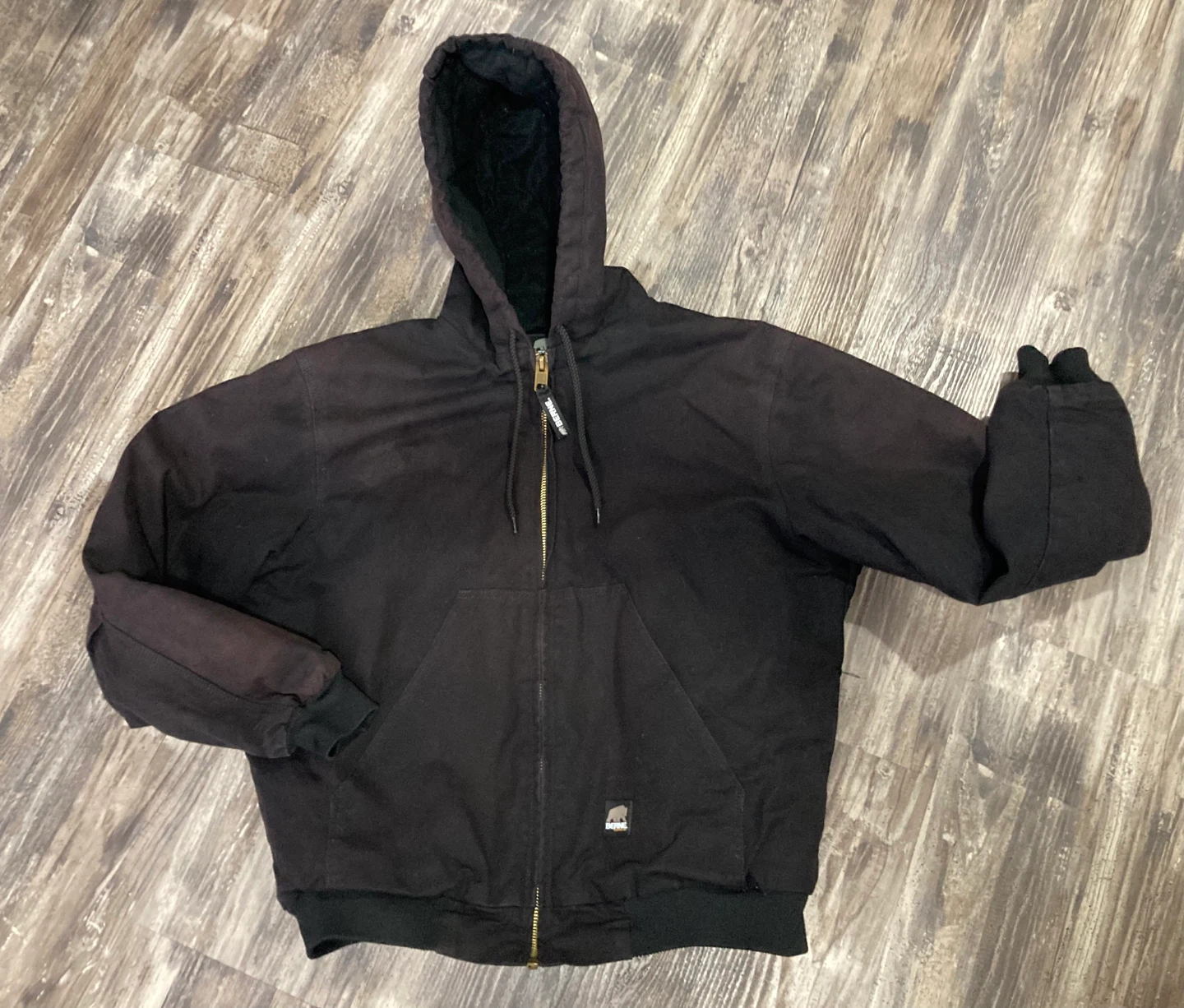 Berne Workwear Hooded Jacket size large
